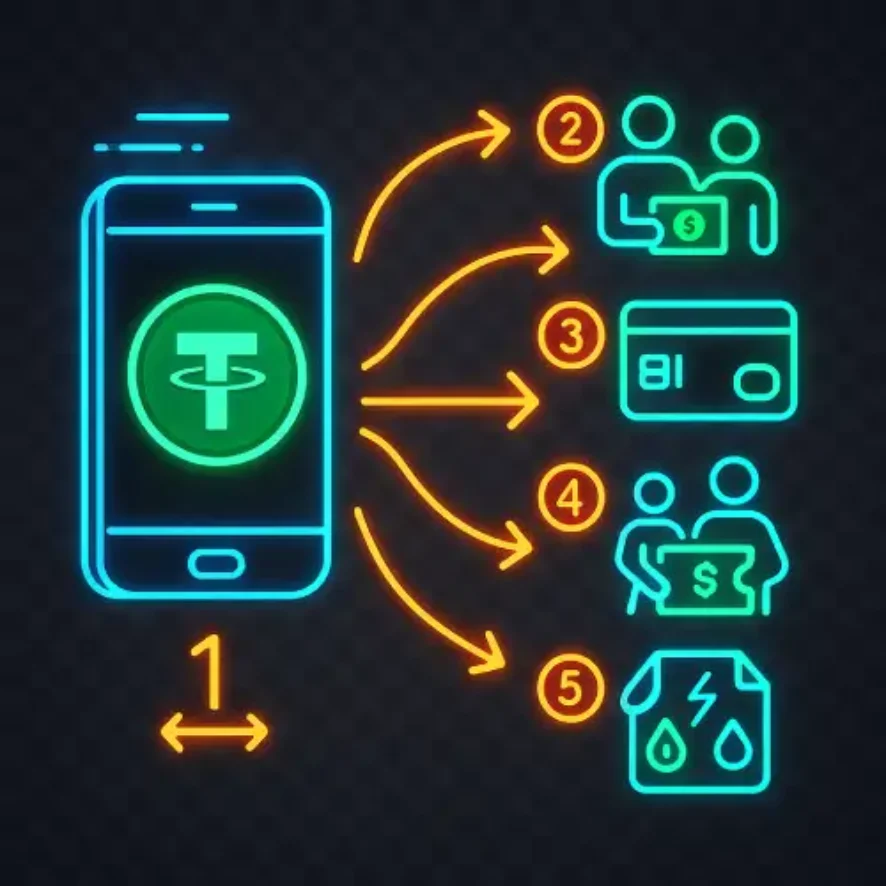 gửi-tiền điện tử-nhận-tiền mặt-trường hợp sử dụng