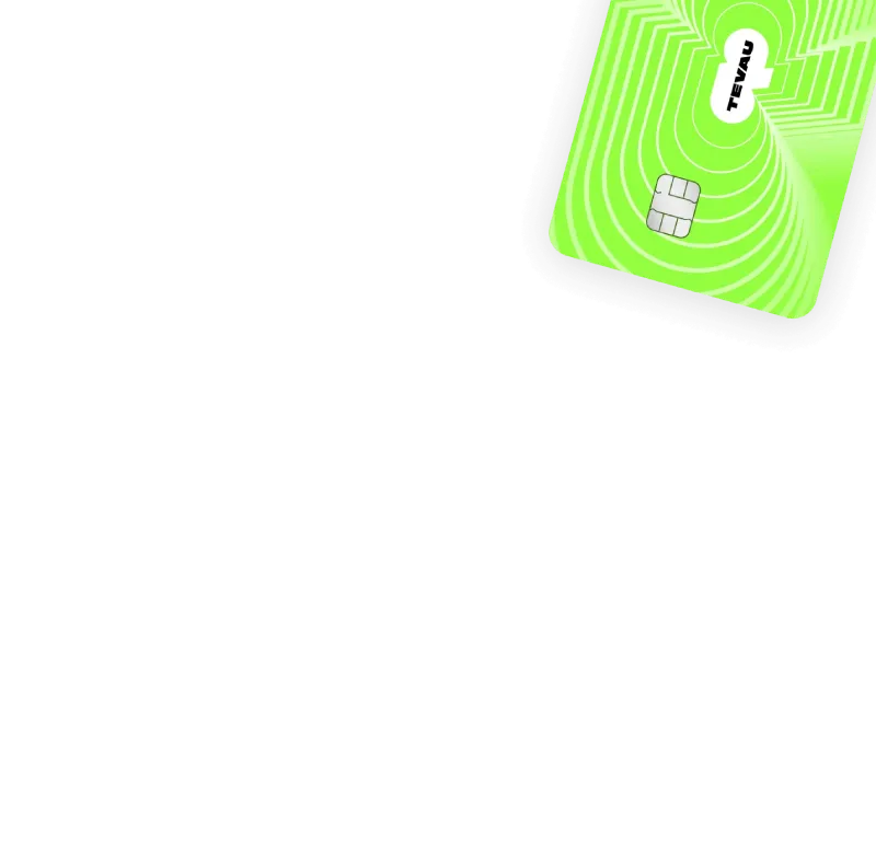 Tevau physical Visa card for USDT spending